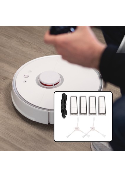 Robotlu Süpürge Ana Fırça Hepa Filtre Yan Fırça 360 S5 S7 Robotik Elektrikli Süpürge Filtre Parçaları Aksesuarları (Yurt Dışından)