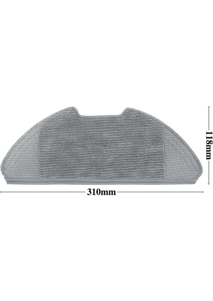 16 Adet Paspas Bezi Paçavra Ped Mi Robot Vakum Paspas 2 LITE/PRO/MJSTL/MJST1SHW Robotlu Süpürge Aksesuarları (Yurt Dışından)