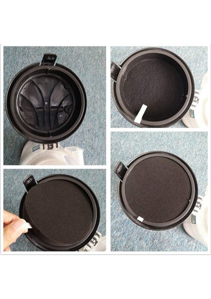 4 Adet Yedek Motor Ön Filtre ve Karbon Filtre Süngeri 2252 2486 2489 2254 Döner Dik Vakum Parçası 1608225 (Yurt Dışından)