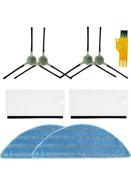 Filtreler Yan Fırça Paspas Pedleri T700 M501 M200 M201 Robotik Elektrikli Süpürge Yedek Parçalar Aksesuar Kitleri (Yurt Dışından)