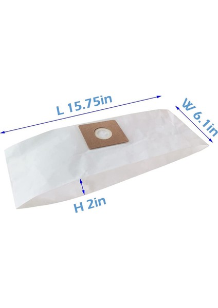 24 Paket 1,5 Galon Kağıt Toz Torbası 1-1,5 Galon Tek Kullanımlık Filtre Torbası ile Uyumlu 90667 Tip A 9066700 (Yurt Dışından)