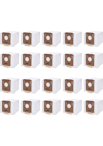 Deebot N8+,n8 Pro+, Ozmo T8,t8 ,t8+,t9+ Istasyon Elektrikli Süpürgeler Için 20'li Elektrikli Süpürge Torbası Paketi (Yurt Dışından)