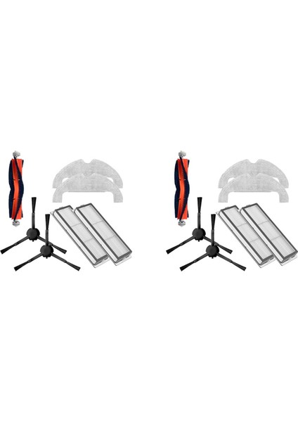 2x Ana Yan Fırça Filtre Paspas Bezi Kiti Vakum 2 Ultra STYTJ05ZHMHW Robotlu Süpürge Rulo Fırça Parçaları (Yurt Dışından)