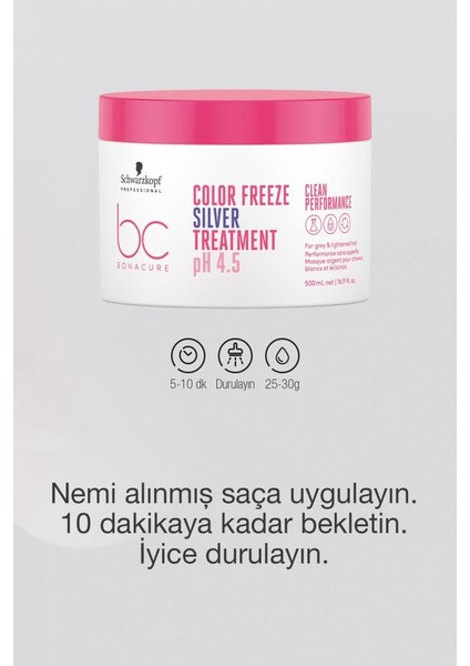 Bc Clean Renk Koruyucu Gümüş Kür 500ML modelleri