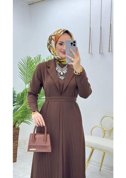 Tasarım Kadın Elbise ve Abaya Ikili Takım fiyatları