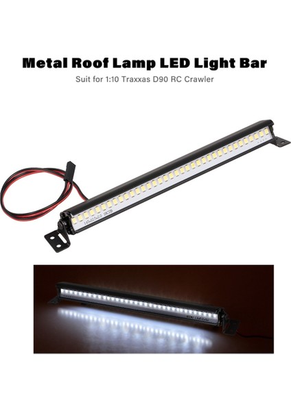146MM 36 LED Işık Çubuğu Tavan Lambası Işıkları Eksenel SCX10 90046 Traxxas Trx4 Slash Rustler 1/8 1/10 Rc Paletli Araba Kamyon (Yurt Dışından) fırsatları