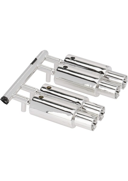 Çift Çıkışlı Egzoz Borusu Egzoz Borusu 1/10 Rc Araba Off Road Buggy Traxxas Tamiya Hsp Hpı Kyosho Dekorasyon Parçaları (Yurt Dışından) fiyatları