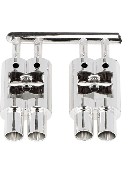 Çift Çıkışlı Egzoz Borusu Egzoz Borusu 1/10 Rc Araba Off Road Buggy Traxxas Tamiya Hsp Hpı Kyosho Dekorasyon Parçaları (Yurt Dışından) modelleri