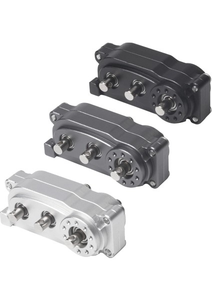 313MM Dingil Mesafesi Metal Şasi Çerçeve Transfer Kutusu 1/10 Rc Paletli Araba Parçaları Için Fit, Gümüş (Yurt Dışından) fırsatları