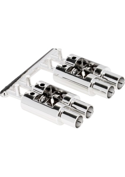 Çift Çıkışlı Egzoz Borusu Egzoz Borusu 1/10 Rc Araba Off Road Buggy Traxxas Tamiya Hsp Hpı Kyosho Dekorasyon Parçaları (Yurt Dışından) fırsatları