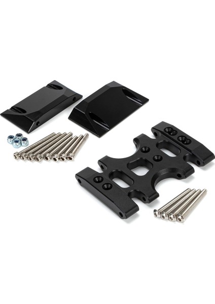 Lcg Metal Kızak Plakası ve Yan Pedal Kaya Kaydırıcısı 1/10 Rc Paletli Araba Eksenel SCX10 Alt Ağırlık Merkezi Şasi (Yurt Dışından)