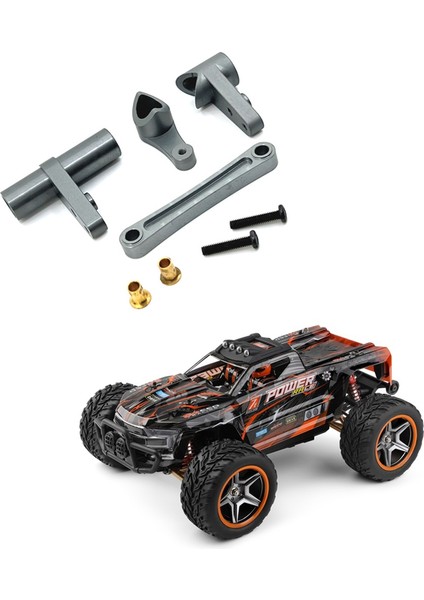 Wltoys Için Metal Direksiyon Düzeneği 104009 104016 104018 12401 12402-A 12403 12404 12409 Yükseltme Parçaları, Titanyum Renk (Yurt Dışından)