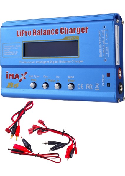 Imax B6 80W Lipo Pil Şarj Cihazı + T Fiş Lipo Nimh Li-Ion Ni-Cd Dijital Lipro Şarj Dengeleyici Pil Akıllı Şarj Cihazı (Yurt Dışından)