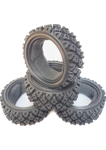4 Adet 70MM 1/10 Rc Off-Road Buggy Araba Lastik Lastikler Tekerlek Lastikleri Ön Tamiya TT01 TT02 XV01 Lc Yarış Ptg-2 Hsp Hpı (Yurt Dışından)