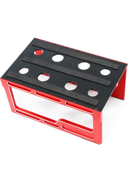 Metal Rc Araba Çalışma Standı Onarım Iş Istasyonu Platformu Şok Damper Çukurları Standı 1/8 1/10 1/12 Rc Arabalar Kamyon Buggy, Siyah (Yurt Dışından) fırsatları