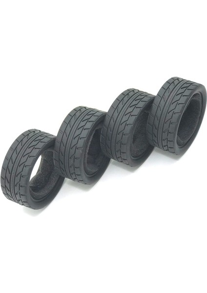 4 Adet 1/10 On-Road Araba Yumuşak Lastikler 65 mm Yüksek Kavrama Kauçuk Lastik Sünger Astar Hsp Hpı Sakura Kyosho Traxxas Tamiya, B (Yurt Dışından)