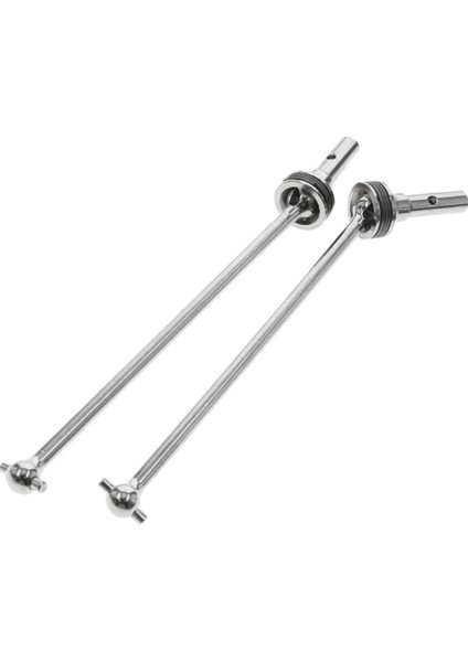 2 Adet Metal Çelik Ön ve Arkadan Çekişli Motosiklet Mili Cvd 1/8 Traxxas Kızak Rc Araba Yükseltme Parçaları Aksesuarları, Gümüş (Yurt Dışından) modelleri
