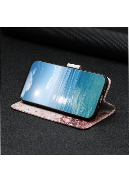 P10 Tam Koruma Mermer Desen Pu Deri Cüzdan Için Flip Case (Yurt Dışından)
