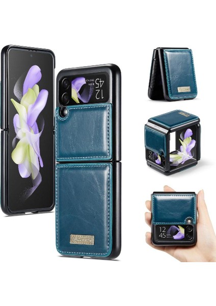 Samsung Galaxy Z Flip 4 Için Flip Case 5g Kickstand Kart Tutucu Retro (Yurt Dışından)