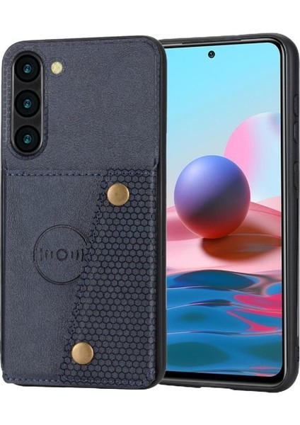 Samsung Galaxy S23 Buit Için Cüzdan Kılıf Demir Cüzdan Kılıf Kickstand Kart (Yurt Dışından)