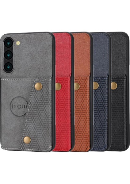 Samsung Galaxy S23 Buit Için Cüzdan Kılıf Demir Cüzdan Kılıf Kickstand Kart (Yurt Dışından) fırsatları