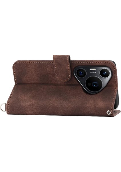 Pura 70 Pro Çoklu Kredi Kartı Yuvaları Bileklik Için Flip Case (Yurt Dışından)