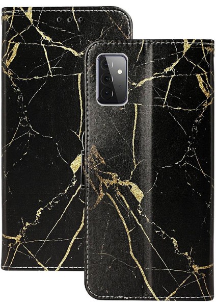 Samsung Galaxy A72 4g Için Flip Case/5g Kart Yuvaları Tutucu Pu Deri Cüzdan (Yurt Dışından)
