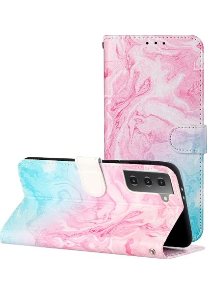 Samsung Galaxy S21 Artı Tam Koruma Kartı Yuvaları Tutucu Pu Için Flip Case (Yurt Dışından)