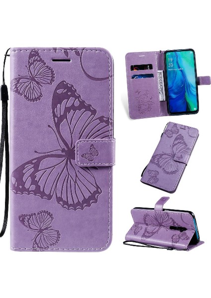 Kart Yuvası Standı Pu ile Oppo 10X 10X Zoom Darbeye Dayanıklı Kapak Için Flip Case (Yurt Dışından)