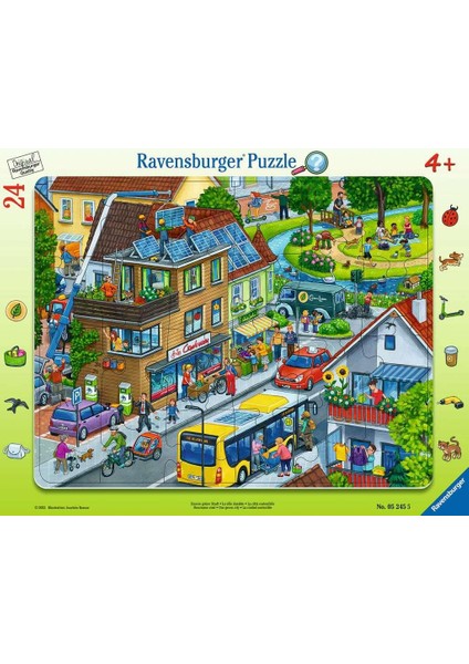 24 Parça Puzzle Büyük Çerçeveli Şehir 52455