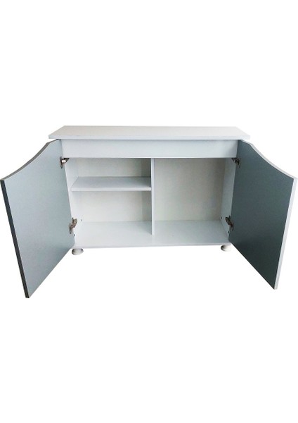 100 cm Mdf KP1000125GR Flex Gri Kapaklı Akvaryum Sehpası 100X31X69 cm modelleri