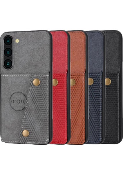 Samsung Galaxy S23 Buit Için Cüzdan Kılıf Demir Cüzdan Kılıf Kickstand Kart (Yurt Dışından) fiyatları