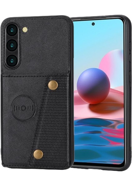 Samsung Galaxy S23 Buit Için Cüzdan Kılıf Demir Cüzdan Kılıf Kickstand Kart (Yurt Dışından)