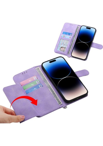 Samsung Galaxy Flip Kabartmalı Darbeye Bileklik Çoklu Için Flip Case (Yurt Dışından)