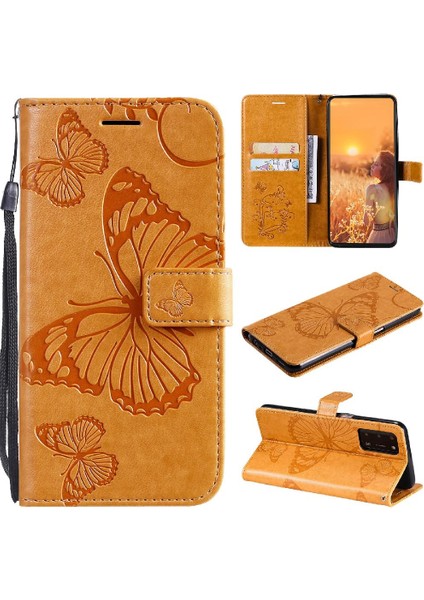 Oppo Oppo 5G/A53S 5g Pu Deri Kart Yuvası Standı Kapak ile Flip Case (Yurt Dışından)