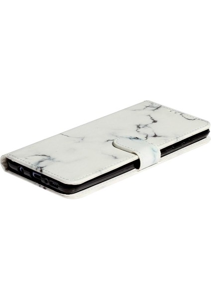 Samsung Galaxy A51 4g Için Flip Case Manyetik Pu Deri Cüzdan Tam Mermer (Yurt Dışından)