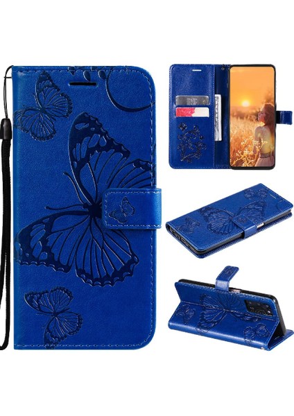 Oppo Oppo 5G/A53S 5g Pu Deri Kart Yuvası Standı Kapak ile Flip Case (Yurt Dışından)