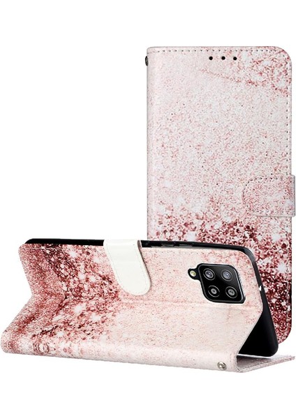 Samsung Galaxy Flip 5g Için Flip Case Mermer Desen Kart Yuvaları Tutucu Tam (Yurt Dışından)