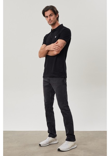 Pamuk Polo Yaka Basic Erkek T-Shırt