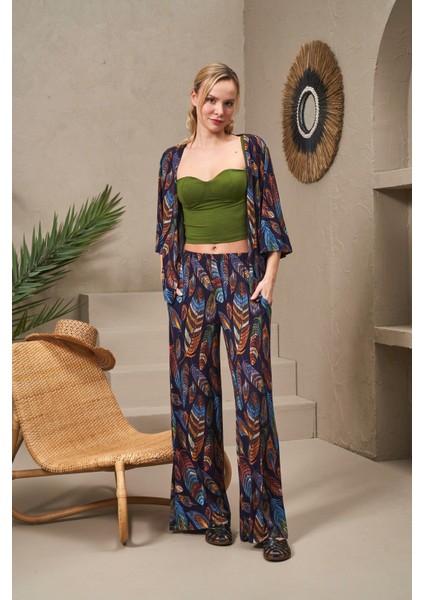 Kadın 3lü Pijama Takımı 25130