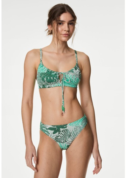 Marks & Spencer Yüksek Bel Desenli Bikini Altı