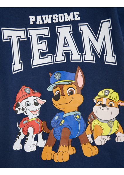 Marks & Spencer Saf Pamuklu Şortlu Paw Patrol™ Pijama Takımı