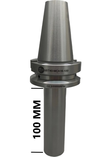 BBT40 MCA16 - 100 Boy Vidalı Tutucu M16X100 Boy Vidalı Tutucu