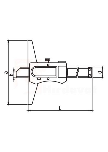 AS-327 Dijital Derinlik Kumpası 0-200MM