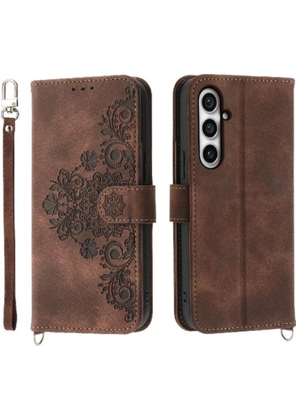Samsung Galaxy S23 Fe Çoklu Kredi Kartı Yuvaları Bileklik Için Flip Case (Yurt Dışından) indirimleri