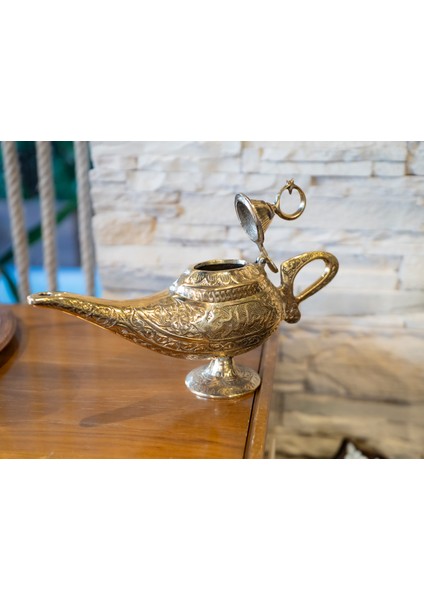 Alaaddin Sihirli Lamba Pirinç Gold Renk modelleri