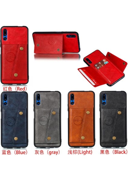 Onur 9x Cüzdan Kılıf Için Cüzdan Kılıf Darbeye Koruyucu Kickstand Buit (Yurt Dışından)