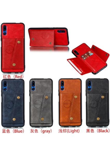 Onur 9x Cüzdan Kılıf Için Cüzdan Kılıf Darbeye Koruyucu Kickstand Buit (Yurt Dışından) modelleri