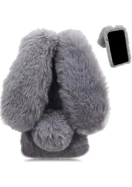 Onur Sihirli 6 Ultimate Peluş Telefon Kılıfı Için Kılıf Sevimli Peluş Tavşan Kulaklar (Yurt Dışından)