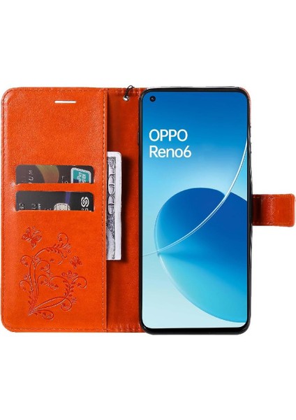 Kart Yuvası Standı ile Oppo Oppo 6 4g Için Flip Case Pu Deri Flip Manyetik (Yurt Dışından)